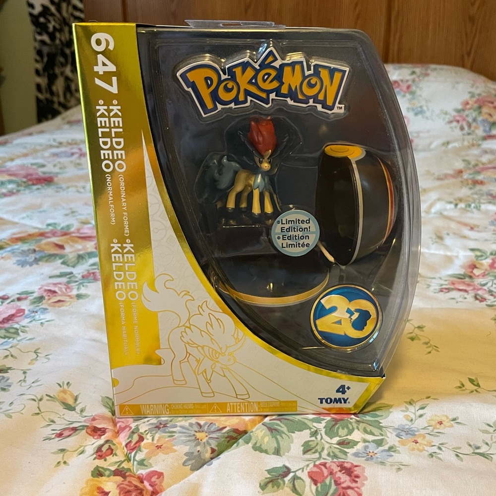 Limited Edition Keldeo TOMY figure